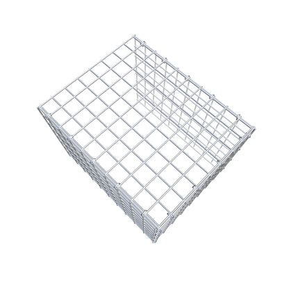Anbaugabione Typ 4 50 cm x 40 cm x 40 cm (L x H x T), Maschenweite 5 cm x 5 cm, C-Ring