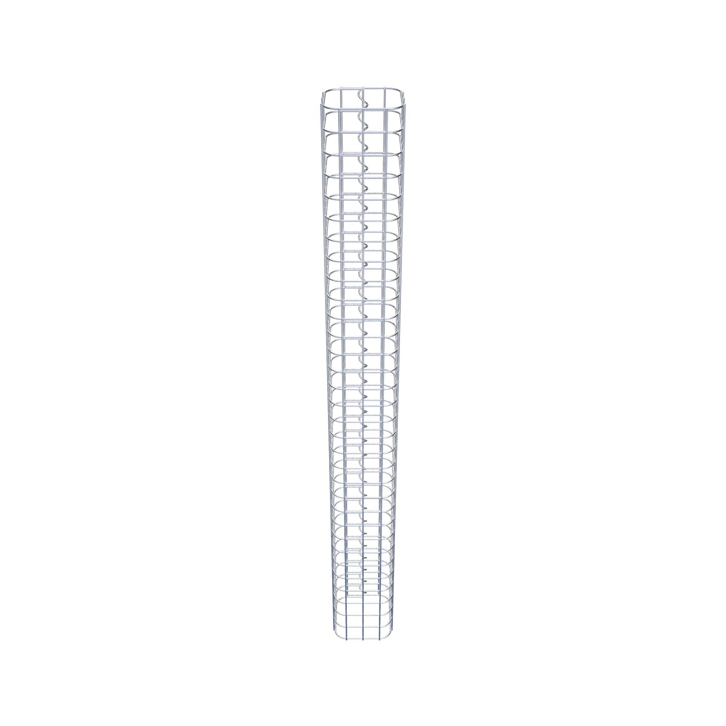 Colonna di gabbioni quadrata 17 cm x 17 cm, altezza 160 cm, MW 5 cm x 5 cm