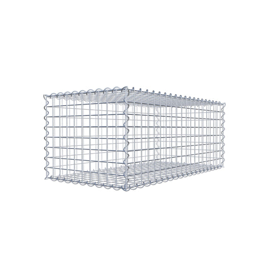 Gabion 100 cm x 40 cm x 50 cm (L x H x D), mesh size 5 cm x 5 cm, spiral