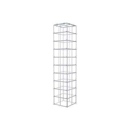 Fourche rapportée type 3 100 cm x 20 cm x 20 cm (L x H x P), mailles 10 cm x 10 cm, anneau C