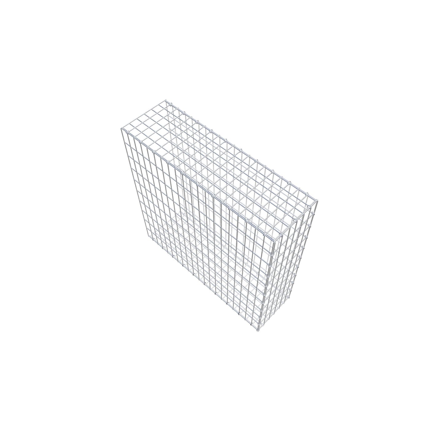 Fourche rapportée type 2 100 cm x 100 cm x 30 cm, mailles 5 cm x 10 cm, anneau en C