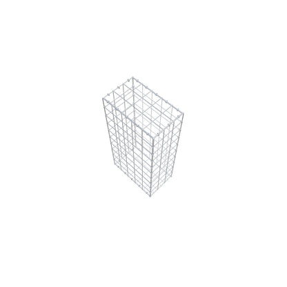 Gabião 100 cm x 50 cm x 30 cm (C x A x P), malhagem 10 cm x 10 cm, anel C