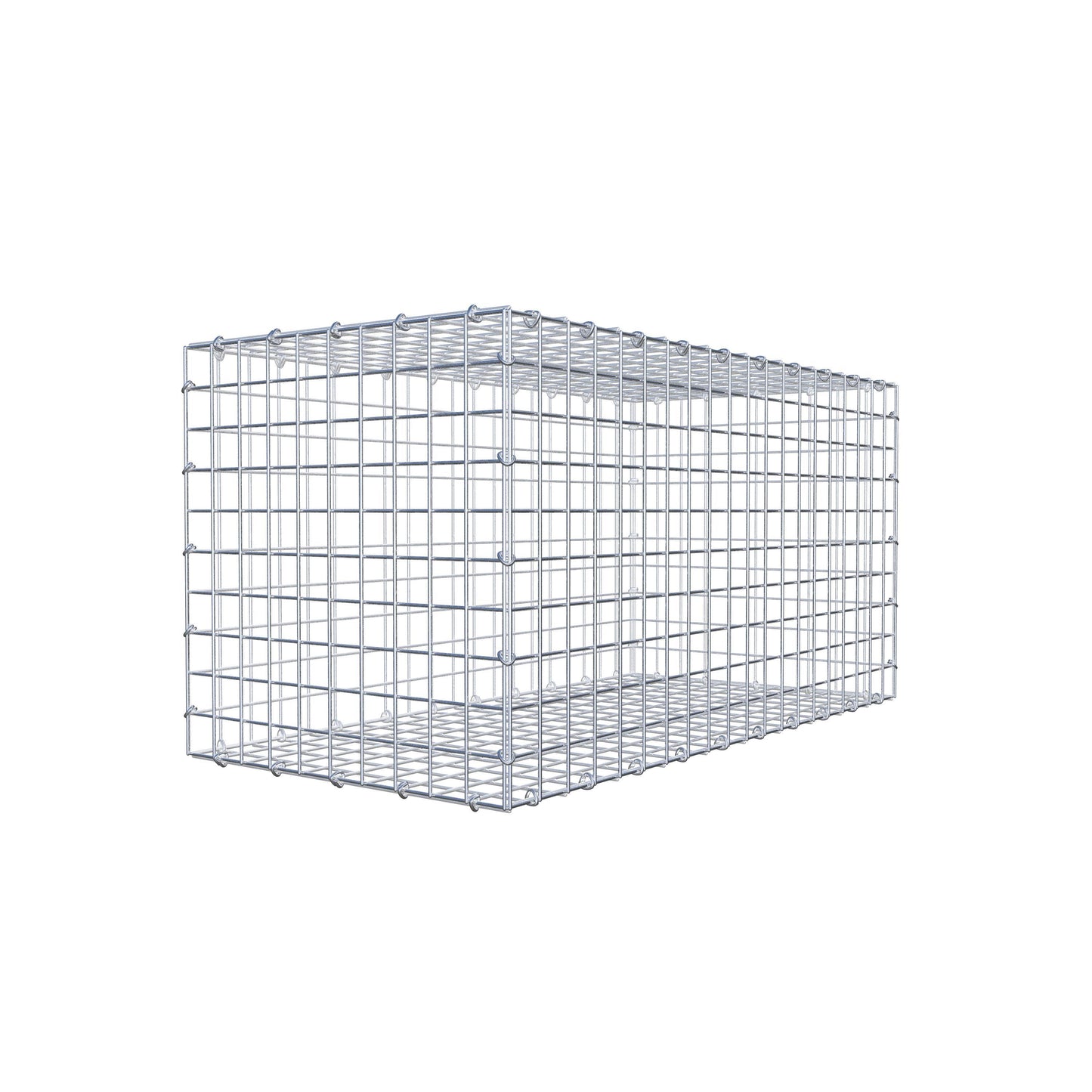 Gabion 100 cm x 50 cm x 50 cm (L x H x D), maskstorlek 5 cm x 5 cm, C-ring