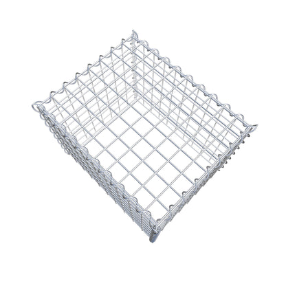 Gavión adicional tipo 3 50 cm x 40 cm x 40 cm (L x A x P), malla 5 cm x 5 cm, en espiral