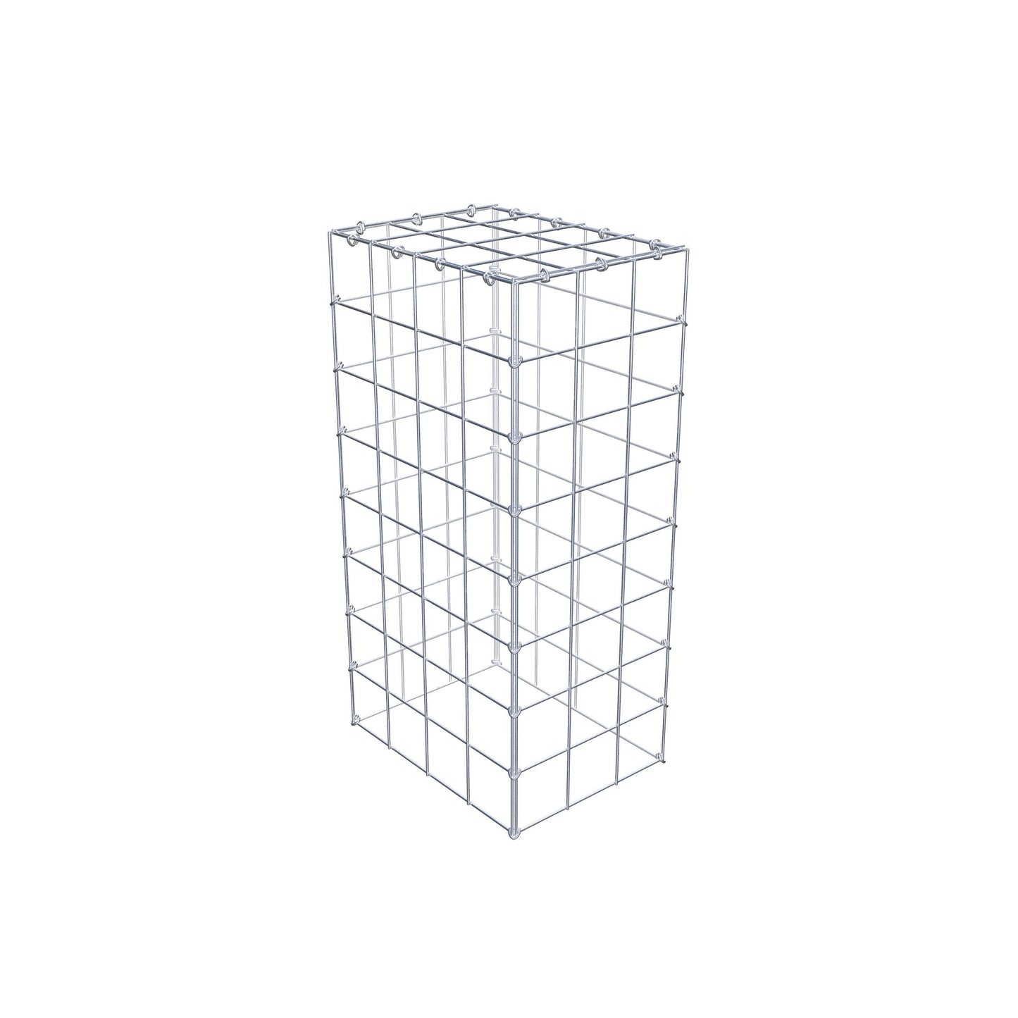 Pila adicional tipo 3 80 cm x 40 cm x 30 cm (L x A x P), malla 10 cm x 10 cm, anillo en C