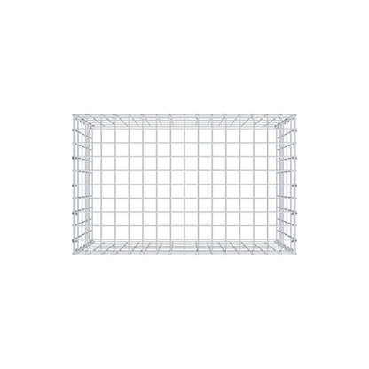 Gabião Tipo 3 80 cm x 50 cm x 50 cm (C x A x P), malhagem 5 cm x 10 cm, anel C