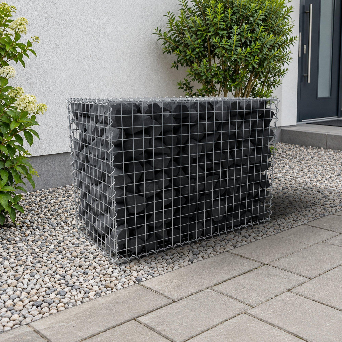Gabione 100 cm x 70 cm x 50 cm (L x H x T), Maschenweite 5 cm x 5 cm, Spirale
