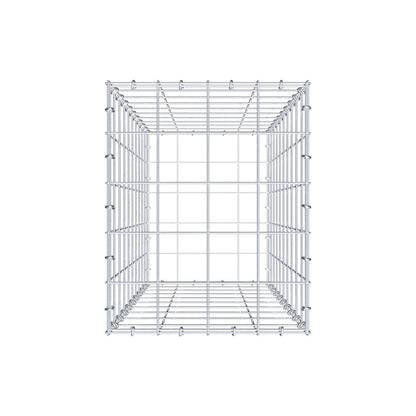 Gabião 100 cm x 40 cm x 50 cm (C x A x P), malhagem 10 cm x 10 cm, anel C