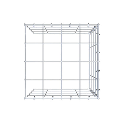 Anbaugabione Typ 4 40 cm x 40 cm x 40 cm (L x H x T), Maschenweite 10 cm x 10 cm, C-Ring