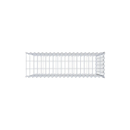 Gabião tipo 2 100 cm x 80 cm x 30 cm (C x A x P), malhagem 5 cm x 10 cm, espiral