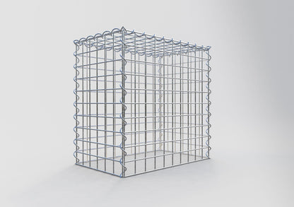 Opvokset gabion type 3 50 cm x 50 cm x 30 cm (L x H x D), maskestørrelse 5 cm x 5 cm, spiral