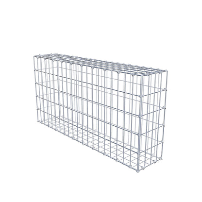 Schanskorf 100 cm x 50 cm x 20 cm (L x H x D), maaswijdte 5 cm x 10 cm, C-ring