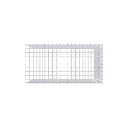 Gavión adicional tipo 2 100 cm x 80 cm x 50 cm (L x A x P), malla 5 cm x 5 cm, anillo en C