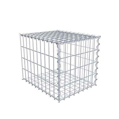 Anbaugabione Typ 2 50 cm x 40 cm x 40 cm (L x H x T), Maschenweite 5 cm x 10 cm, Spirale