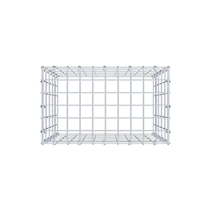 Fourche rapportée type 3 50 cm x 50 cm x 30 cm (L x H x P), mailles 5 cm x 10 cm, anneau C