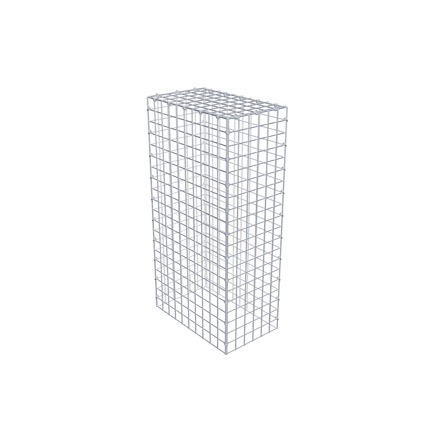 Gavión complementario de tipo 3 100 cm x 50 cm x 30 cm (L x A x P), malla 5 cm x 5 cm, anillo en C