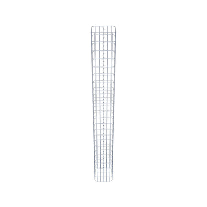 Gabionsøjle firkantet 27 cm x 27 cm, 230 cm høj, MW 5 cm x 10 cm