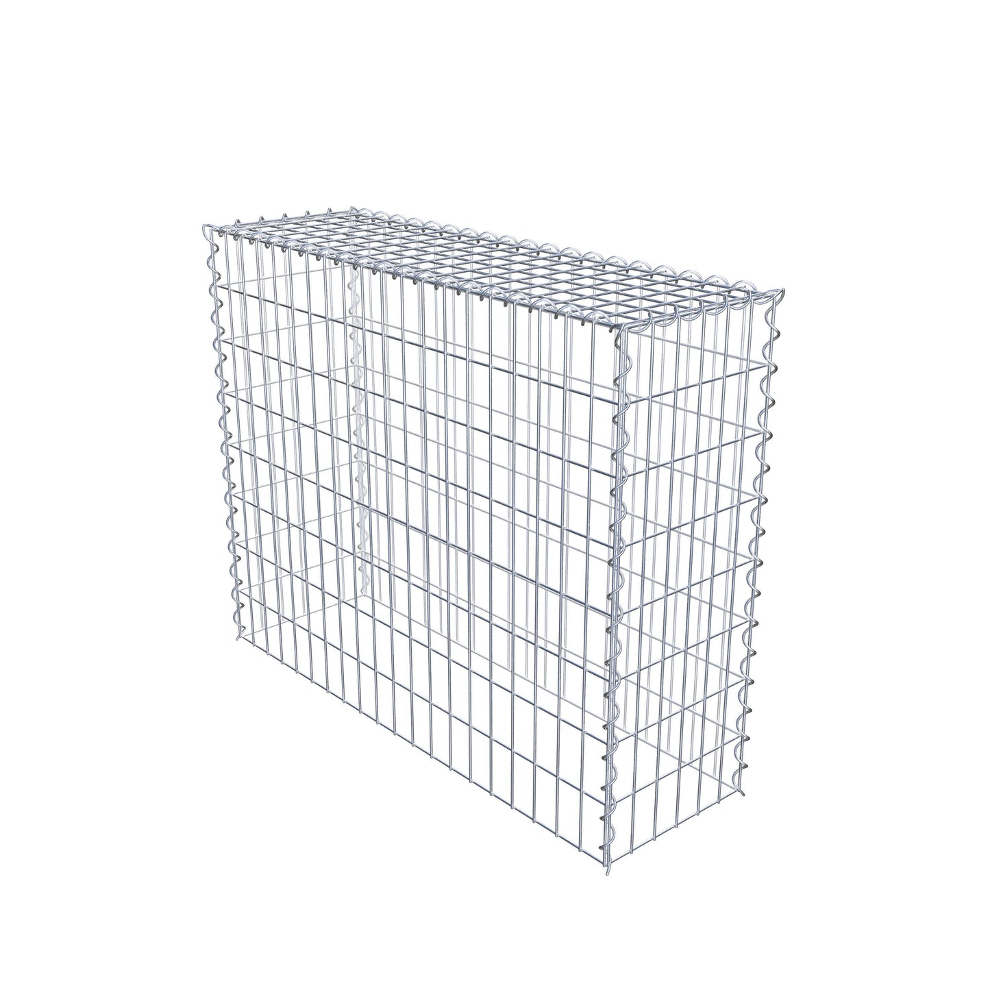 Gabbione aggiuntivo tipo 3 100 cm x 80 cm x 30 cm (L x H x P), maglia 5 cm x 10 cm, spirale