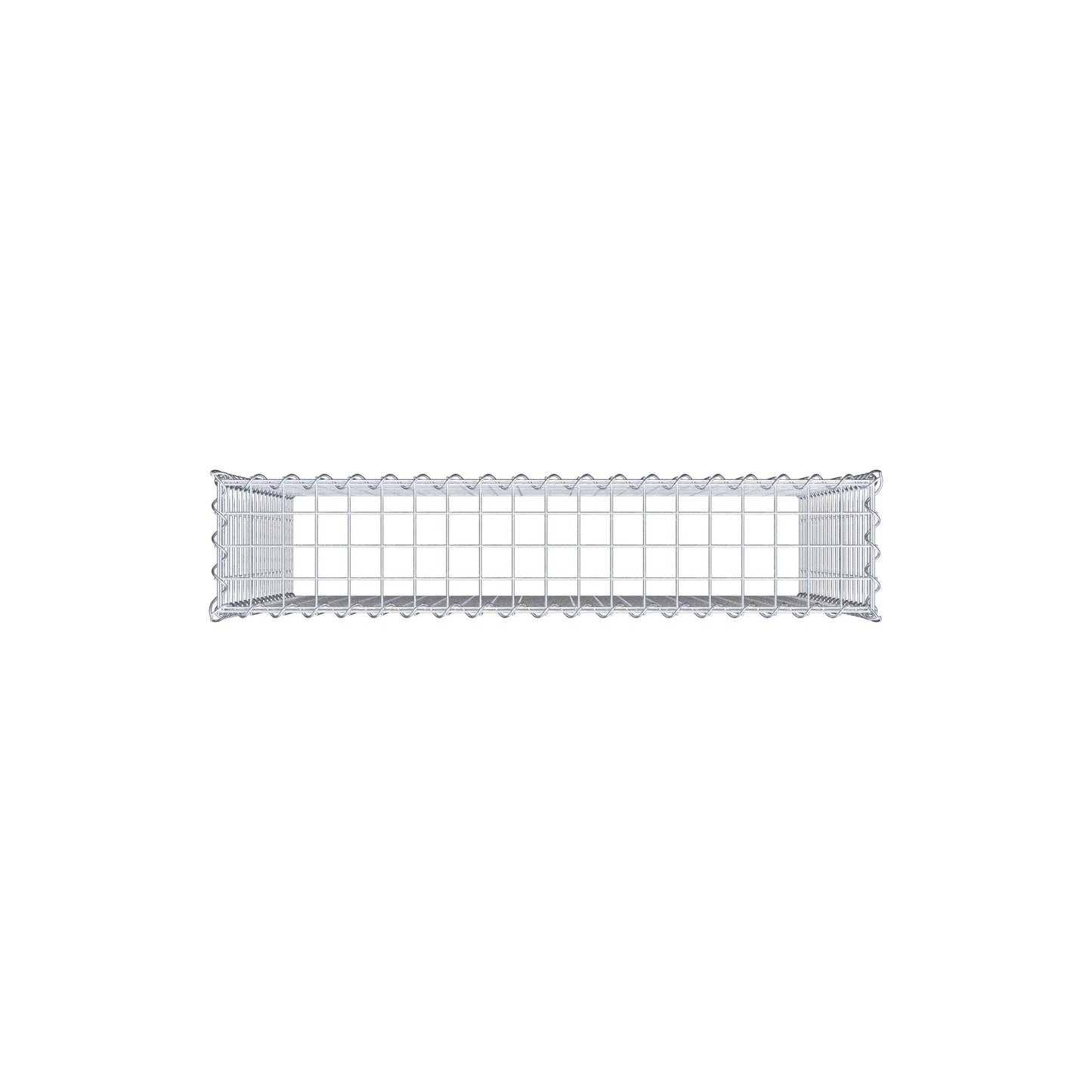 Gavión adulto tipo 3 100 cm x 90 cm x 20 cm (largo x alto x profundidad), tamaño de malla 5 cm x 5 cm, espiral