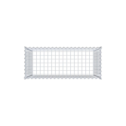 Gavión complementario tipo 3 100 cm x 70 cm x 40 cm (L x A x P), malla 5 cm x 5 cm, espiral