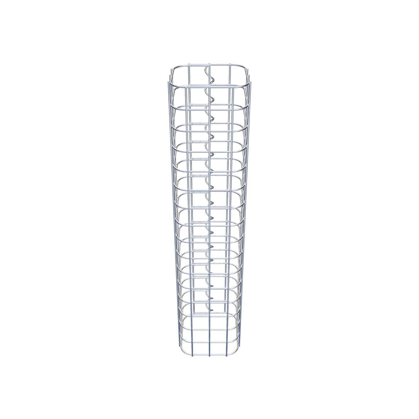 Colonne de gabion carrée 17 cm x 17 cm, hauteur 80 cm, MW 5 cm x 5 cm