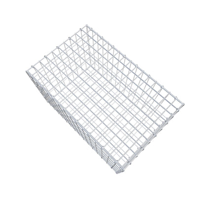 Gabion 80 cm x 50 cm x 50 cm (L x H x P), mailles 5 cm x 10 cm, anneau en C