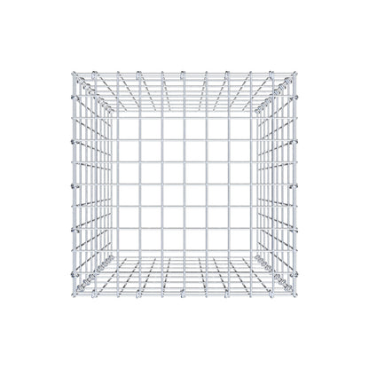 Gabião Tipo 3 80 cm x 50 cm x 50 cm (C x A x P), malhagem 5 cm x 10 cm, anel C
