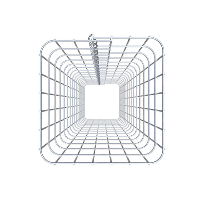Colonne de gabion carrée 32 cm x 32 cm, 160 cm de hauteur, MW 5 cm x 10 cm