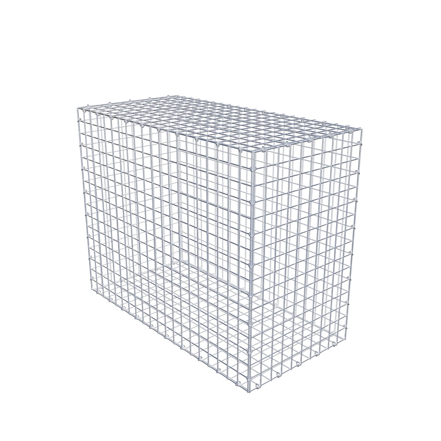 Gabion 100 cm x 80 cm x 50 cm (L x H x D), maskstorlek 5 cm x 5 cm, C-ring