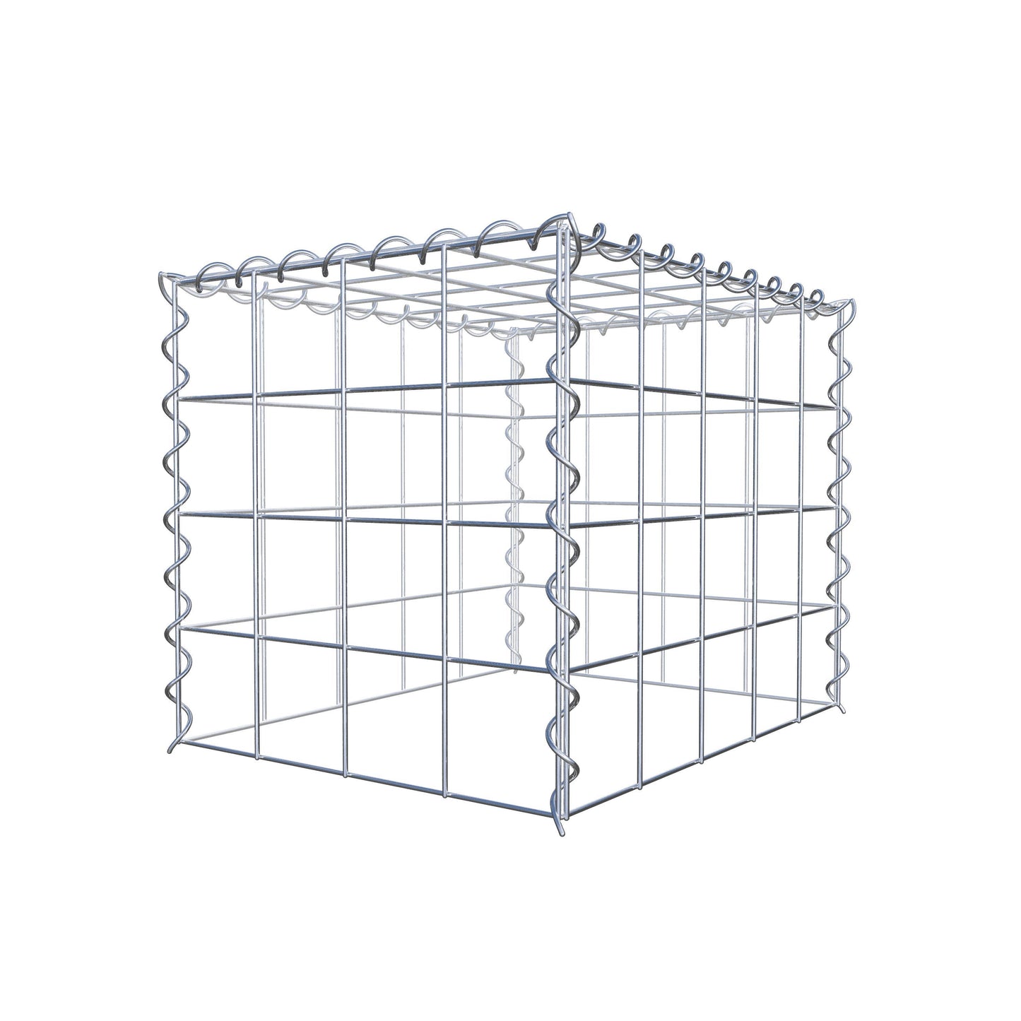 Gavión adicional tipo 3 50 cm x 40 cm x 40 cm (L x A x P), malla 10 cm x 10 cm, en espiral