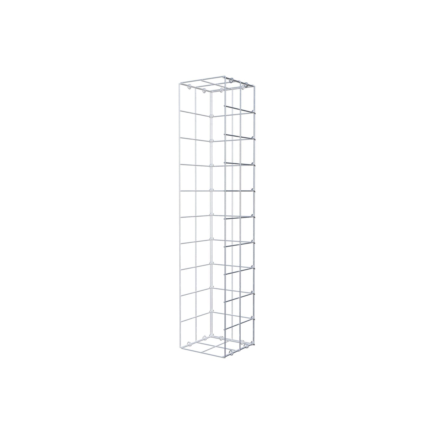 Gabião tipo 2 100 cm x 20 cm x 20 cm (C x A x P), malhagem 10 cm x 10 cm, anel C