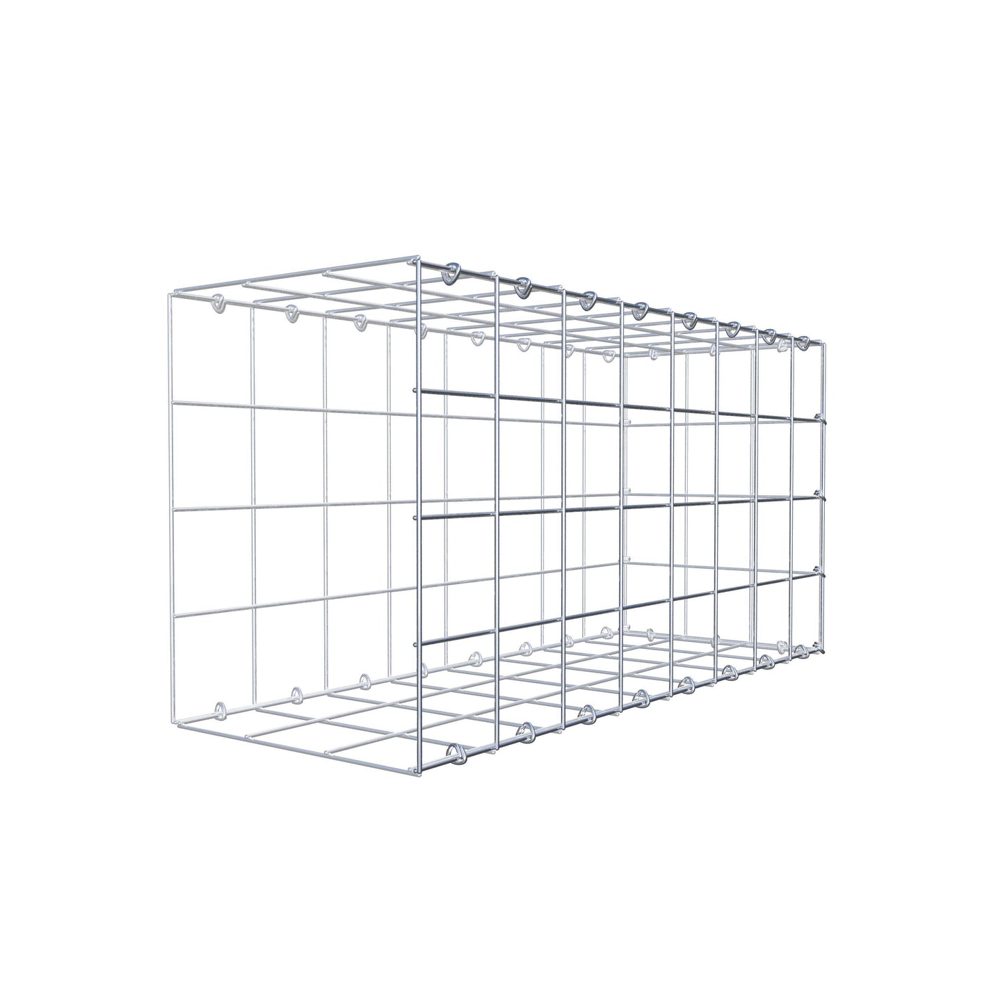 Fourche rapportée type 2 80 cm x 40 cm x 30 cm (L x H x P), mailles 10 cm x 10 cm, anneau C