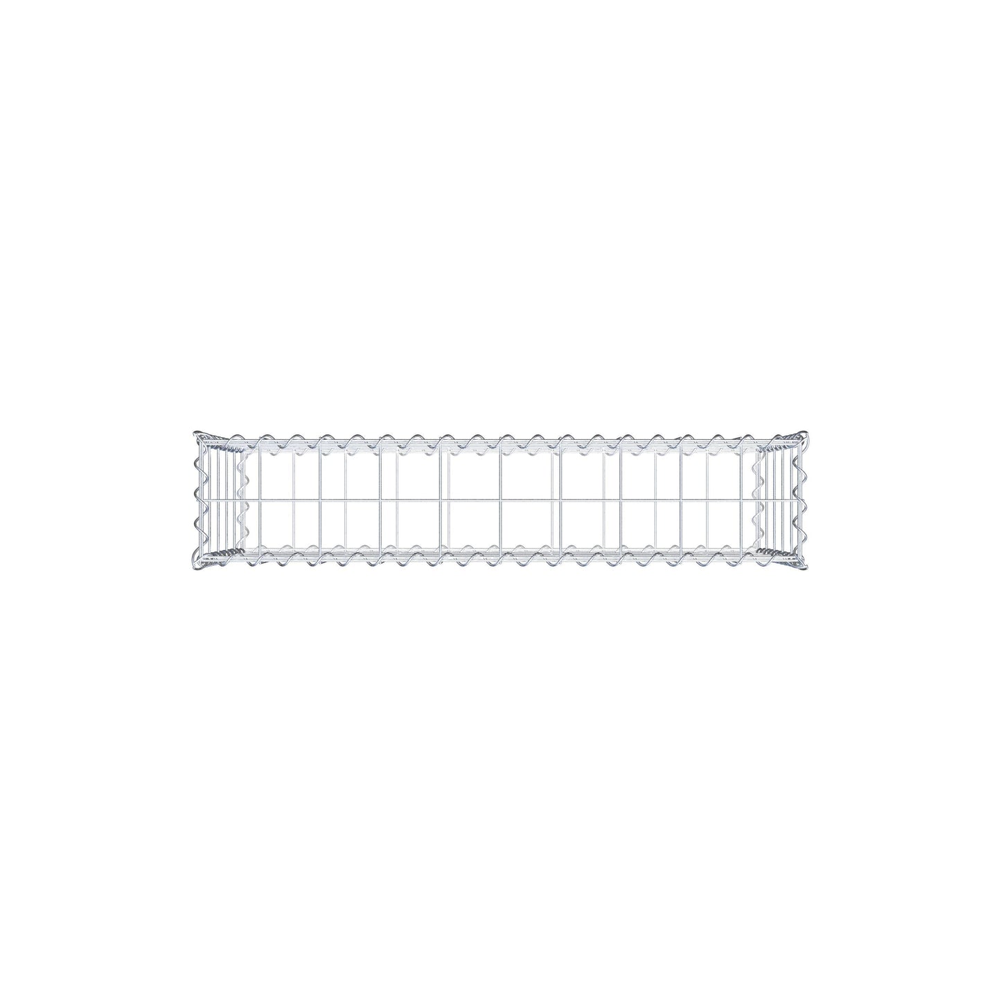 Gabion 100 cm x 50 cm x 20 cm (L x H x D), mesh size 10 cm x 10 cm, spiral