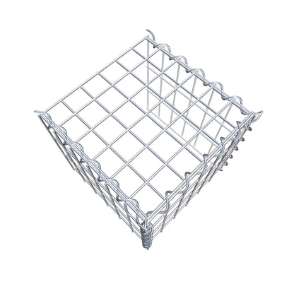 Grown-on gabion type 4 30 cm x 30 cm x 30 cm (L x H x D), mesh size 5 cm x 10 cm, spiral