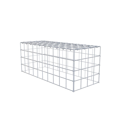 Gavión complementario de tipo 3 100 cm x 40 cm x 40 cm (L x A x P), malla 10 cm x 10 cm, anillo en C