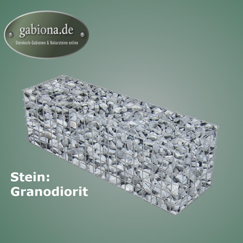Thermisch verzinkte schanskorf 102 cm x 32 cm x 32 cm, maaswijdte 5 cm x 5 cm, volledig gelast