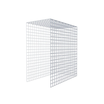 Gabião Tipo 4 100 cm x 90 cm x 50 cm (C x A x P), malhagem 5 cm x 5 cm, anel C