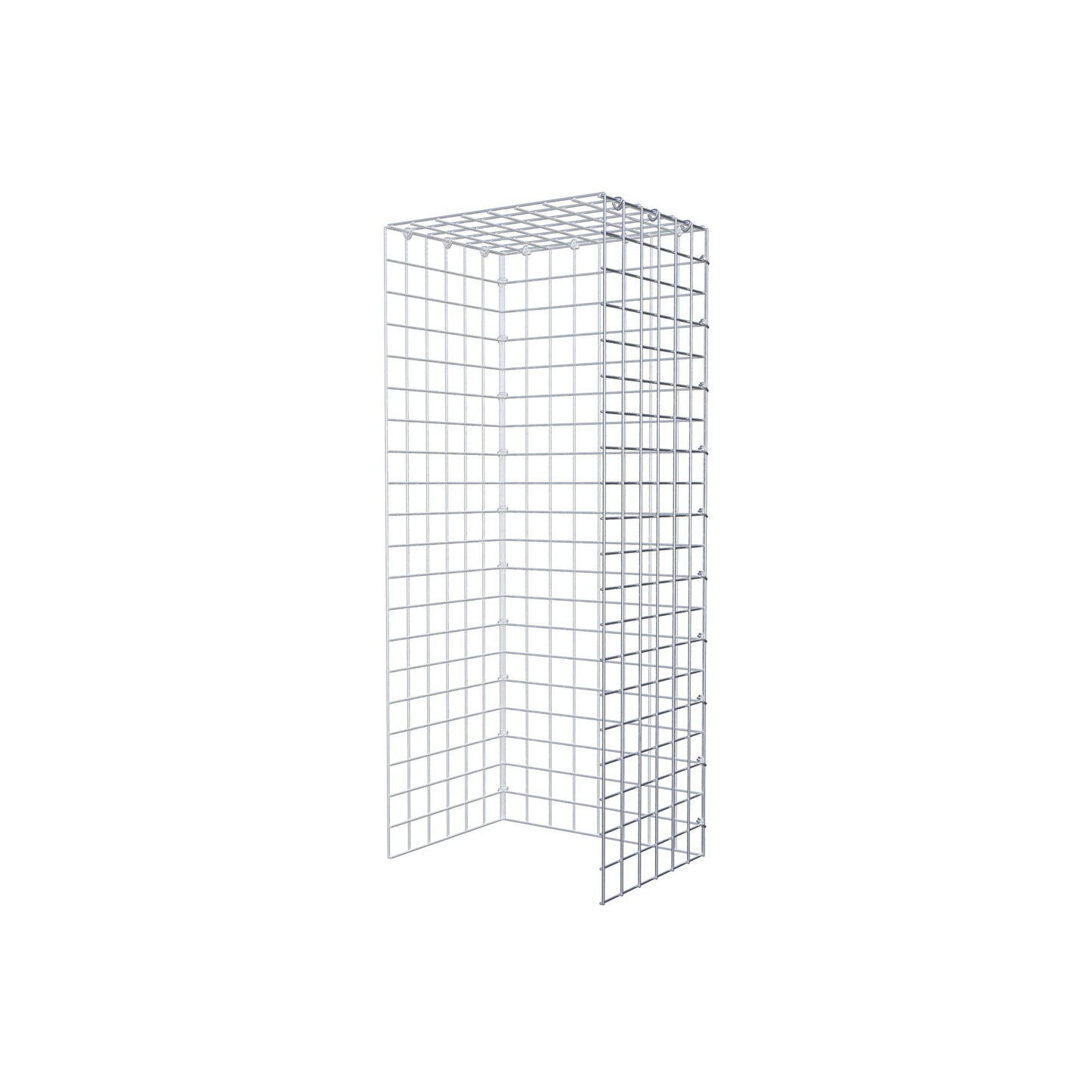 Anbaugabione Typ 4 100 cm x 30 cm x 40 cm (L x H x T), Maschenweite 5 cm x 5 cm, C-Ring