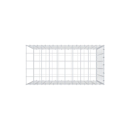 Monteret gabion type 2 100 cm x 70 cm x 50 cm (L x H x D), maskestørrelse 10 cm x 10 cm, C-ring