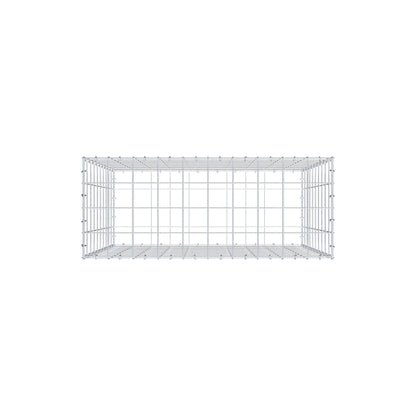 Gabião 100 cm x 100 cm x 40 cm (C x A x P), malhagem 10 cm x 10 cm, anel C