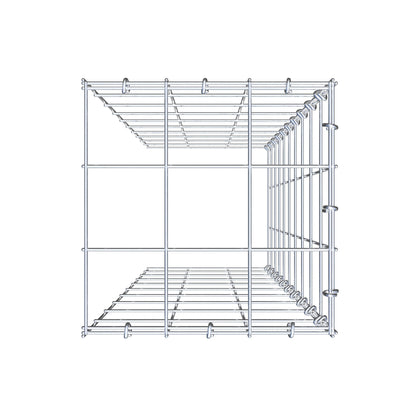 Anbaugabione Typ 4 100 cm x 30 cm x 30 cm (L x H x T), Maschenweite 10 cm x 10 cm, C-Ring