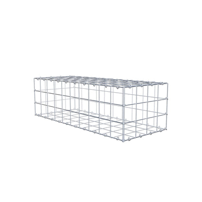 Schanskorf 100 cm x 30 cm x 40 cm (L x H x D), maaswijdte 10 cm x 10 cm, C-ring