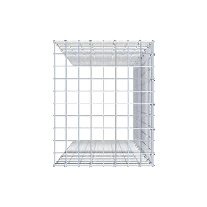 Gavión adicional tipo 4 100 cm x 40 cm x 50 cm (L x A x P), malla 5 cm x 5 cm, anillo en C