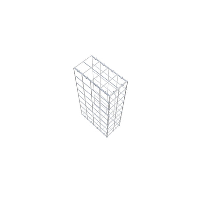 Toegevoegde pool type 2 80 cm x 40 cm x 20 cm (L x H x D), maaswijdte 10 cm x 10 cm, C-ring