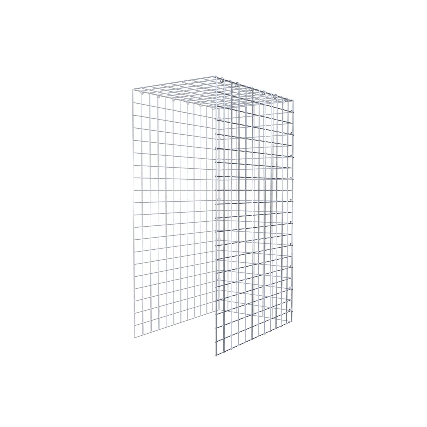 Fourche rapportée type 4 100 cm x 60 cm x 40 cm (L x H x P), mailles 5 cm x 5 cm, anneau C