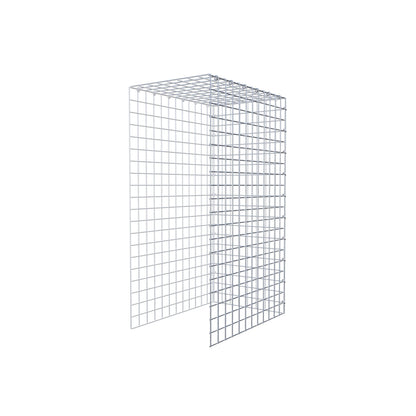 Fourche rapportée type 4 100 cm x 60 cm x 40 cm (L x H x P), mailles 5 cm x 5 cm, anneau C