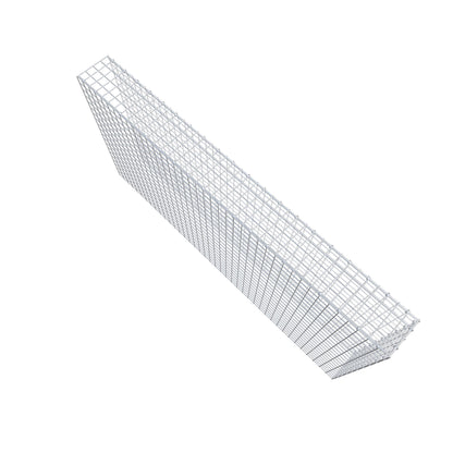 Extra gabion typ 4 200 cm x 100 cm x 20 cm (L x H x D), maskstorlek 5 cm x 5 cm, C-ring