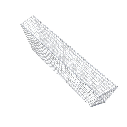 Gabbione aggiuntivo tipo 4 200 cm x 100 cm x 30 cm (L x H x P), maglia 5 cm x 10 cm, spirale