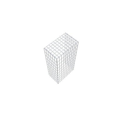 Tilläggspåle typ 4 100 cm x 30 cm x 50 cm (L x H x D), maskstorlek 5 cm x 10 cm, C-ring