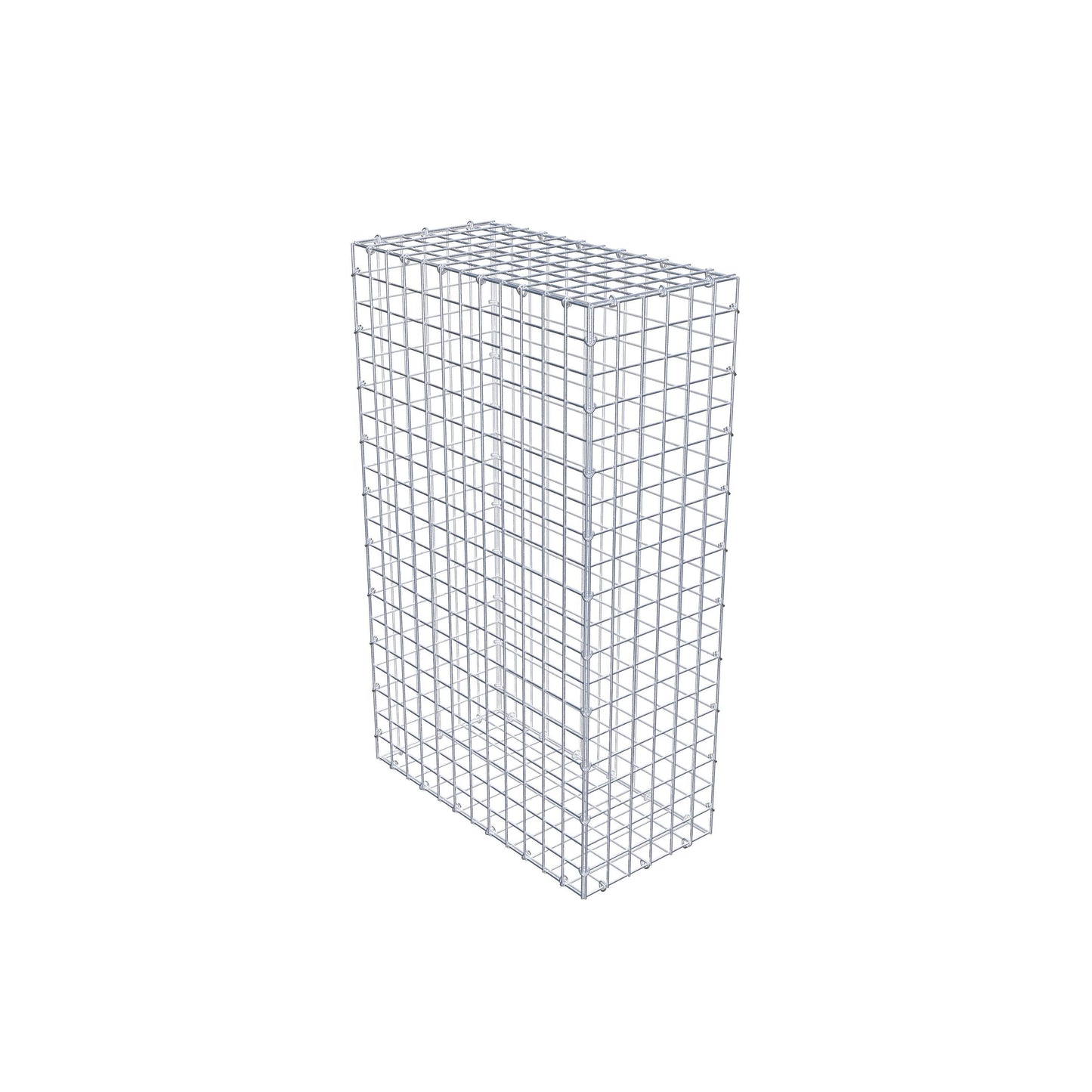Gabion 100 cm x 60 cm x 30 cm (L x H x D), maskstorlek 5 cm x 5 cm, C-ring